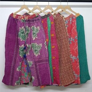 One of a kind Janice Kantha Pants